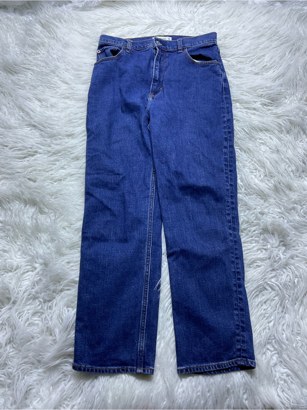 Abercrombie Curve Love The Ankle Straight Ultra High Rise Jeans
